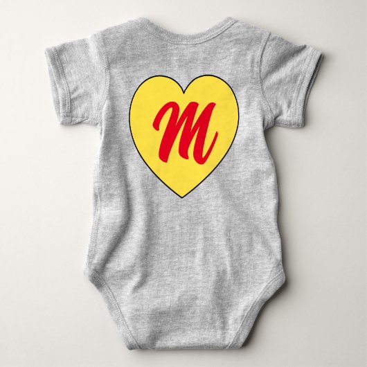 Body Conception avant et arrière monogramme - Nom uniqu (Dos)