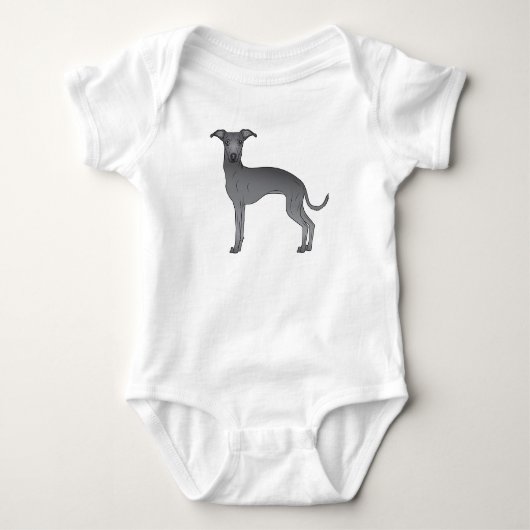 Body Conception de chien de dessin animé mignon Greyhou (Devant)