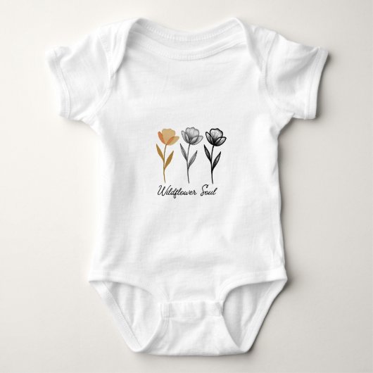 Body Conception de fleurs sauvages tendance (Devant)