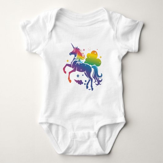 Body Conception de licorne de couleur arc-en-ciel (Devant)