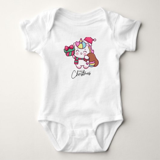 Body Conception de licorne pour Noël (Devant)