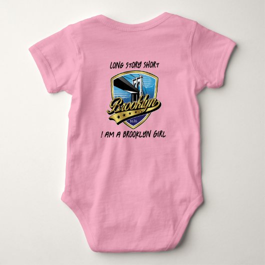 Body Conception de logo Brooklyn or élégant (Dos)