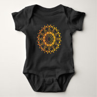 Conception de mandala unique doré-95747