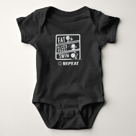 Body Conception de nage mignonne - Manger Sleep nager R (Devant)