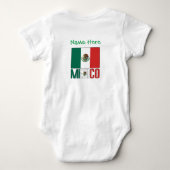 Body Conception de nom de drapeau du Mexique personnali (Dos)