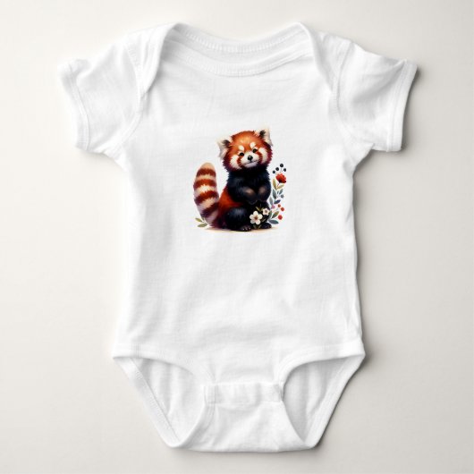 Body Conception de Panda Rouge Kawaii | Créature Fantai (Devant)
