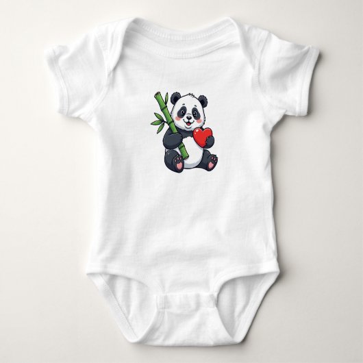 Body Conception de panda tout mignon pour tout-petit – (Devant)