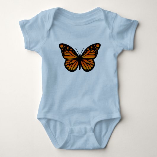 Body Conception de papillon monarque - Bodysuit bébé je (Devant)