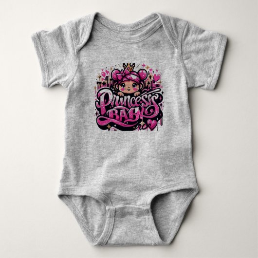 Body conception de princesse pour filles (Devant)