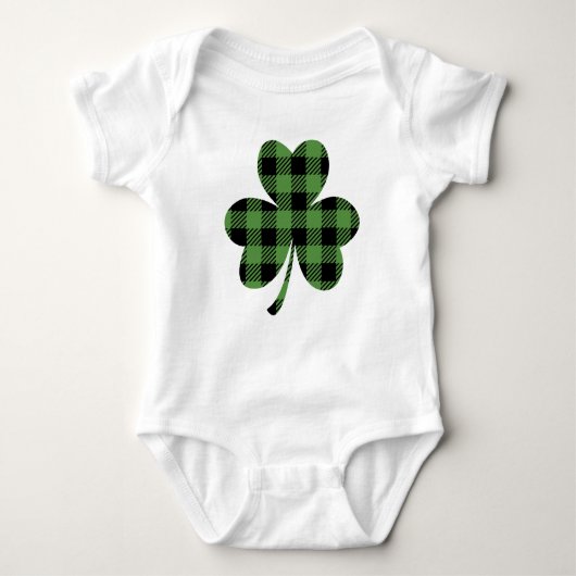 Body Conception de trèfle shamrock carreau buffle vert- (Devant)