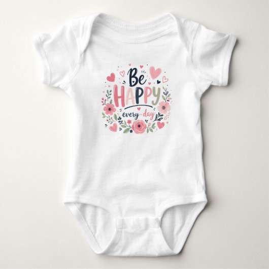 Body Conception de typographie florale pour enfants "So (Devant)
