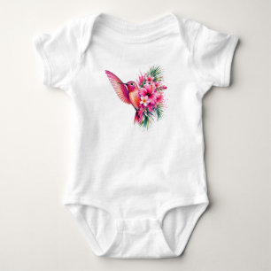 Body Conception d'oiseau d'aquarelle PNG de frangipanie