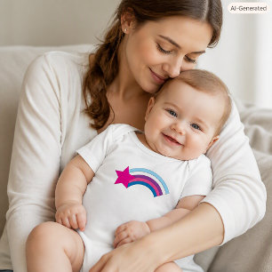 Body Conception enfant pastel mignonne étoile rose et a