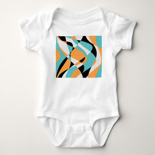 Body Conception Motif sans faille Abstraite Waves (Devant)