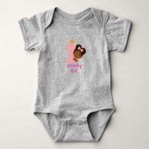 Body Conception Princesse Rose pour 1er Anniversaire