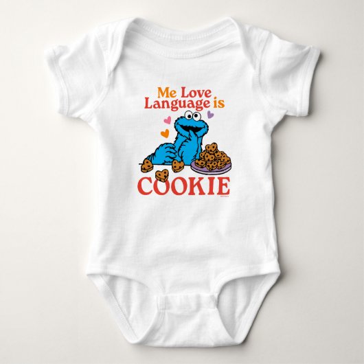 Body Cookie Monster | Citation de la Saint Valentin (Devant)