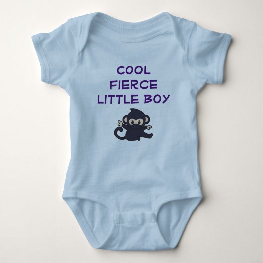 Body Cool Fierce Boy Funny Jote Cartoon Ninja Singe (Devant)