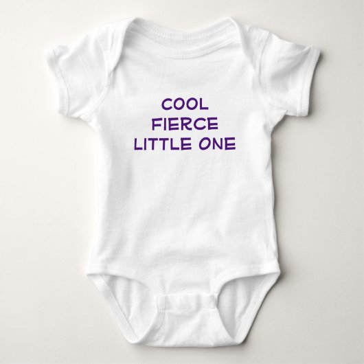 Body Cool Fierce Little One Brave Nouveau-né Moderne (Devant)