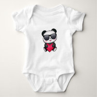 Cool Panda Bear Lunettes de soleil Saint Valentin