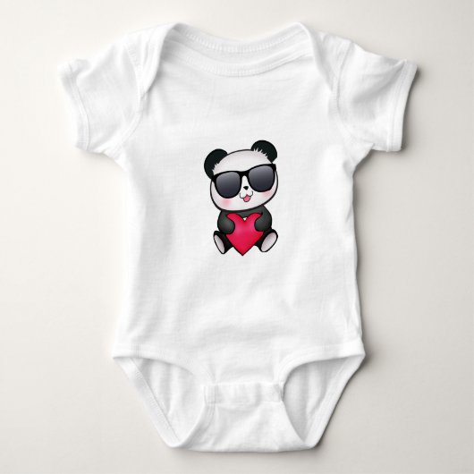 Body Cool Panda Bear Lunettes de soleil Saint Valentin  (Devant)