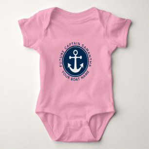 Body Corde d'ancre nautique pour fille Nom du bateau ca