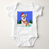 Body Corgi Festive Bodysuit bébé (Devant)