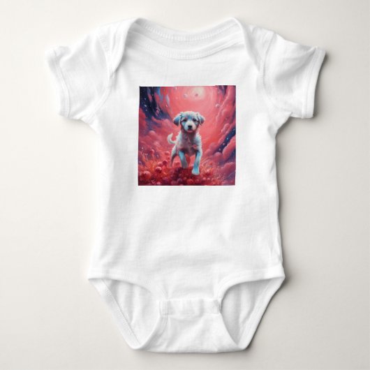 Body Cosmic Pup Baby Bodysuit (Devant)