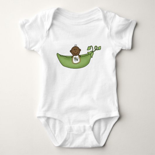 Body Cosse de pois de bébé d'Afro-américain (Devant)