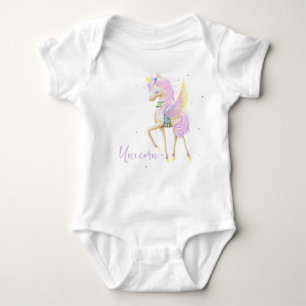 Body Costume avec une mignonne licorne.