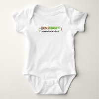 Costume bébé American Apparel "HomeGrown"/Vert