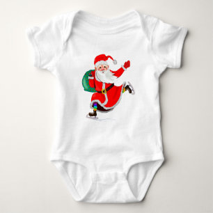 Body Costume bébé de Noël Père Noël avec cadeau
