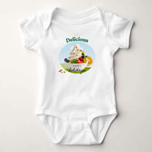 Body Costume bébé Fruits Design (Devant)