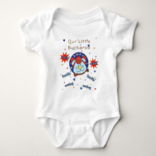 Body Costume bébé Jersey "Tootin' Cowboy" Personnaliser