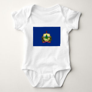 Body Costume bébé patriotique avec drapeau Vermont, USA