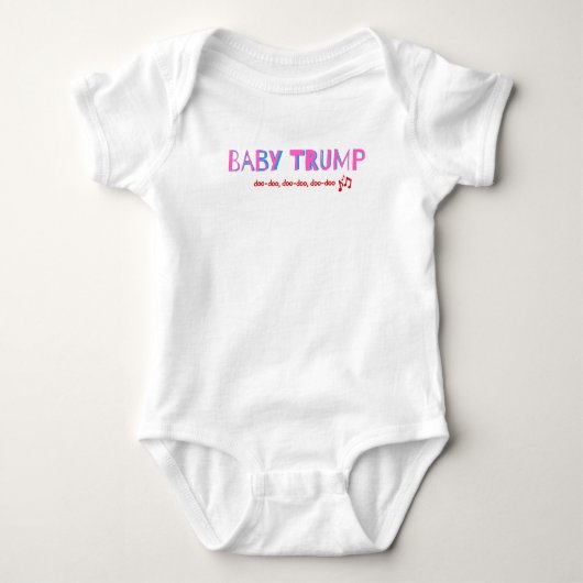 Body Costume bébé Trump, costume bébé Filles MAGA (Devant)