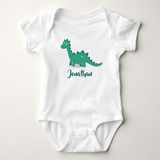 Body Costume bleu de bébé de dinosaure (Devant)