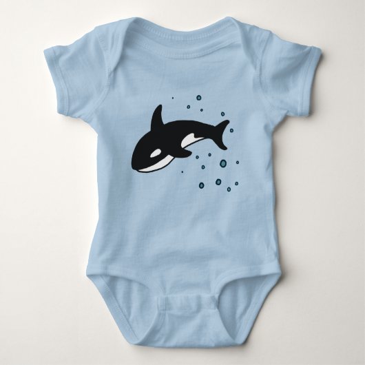 Body Costume corporel pour bébé orca Whale (Devant)