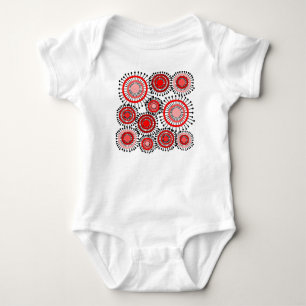 Body Costume de bébé à fleurs