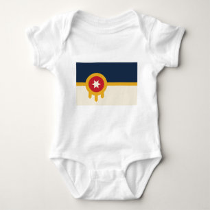 Body Costume de bébé avec drapeau de Tulsa, Oklahoma