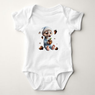 Body Costume de bébé avec écureuil