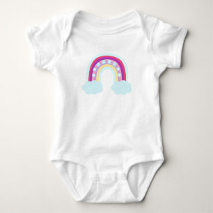 Body Costume de bébé design arc-en-ciel