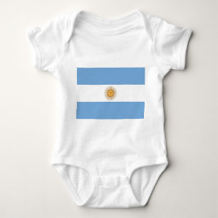 Body Costume de bébé patriotique avec drapeau Argentine