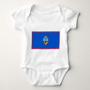 Body Costume de bébé patriotique avec drapeau de Guam