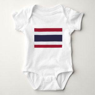Body Costume de bébé patriotique avec drapeau de la Tha