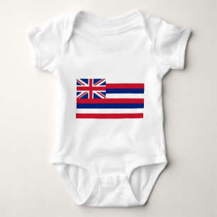 Body Costume de bébé patriotique avec drapeau d'Hawaii