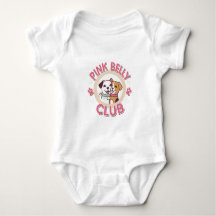 Costume de bébé pour bébé Pink Belly Club Duo