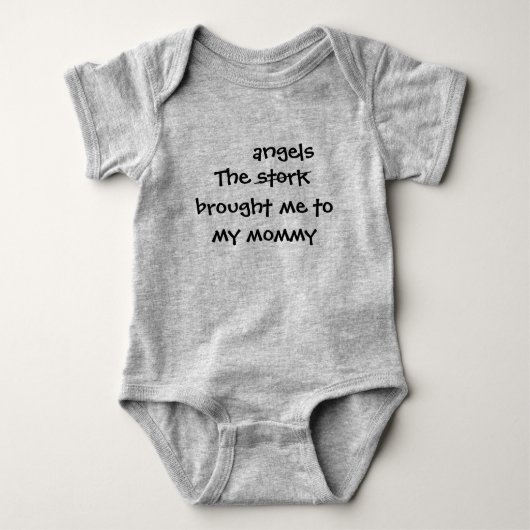 Body Costume de bébé pour filles/garçons - Les anges (Devant)
