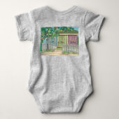 Body Costume de bébé tropical (Dos)