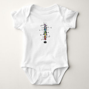 Body Costume du corps Chakra Positive Affirmation pour