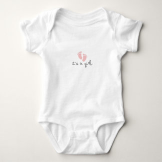 Body Costume mignon bébé fille avec Empreintes T-shirt